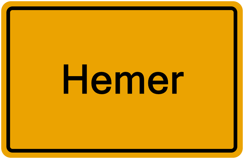 Handelsregisterauszug Hemer
