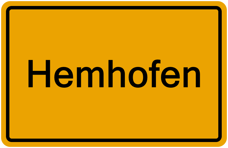 Handelsregisterauszug Hemhofen