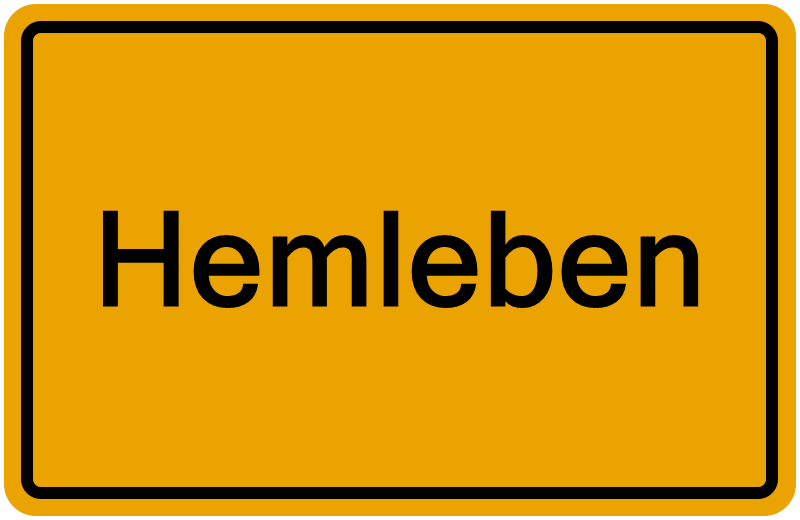 Handelsregisterauszug Hemleben