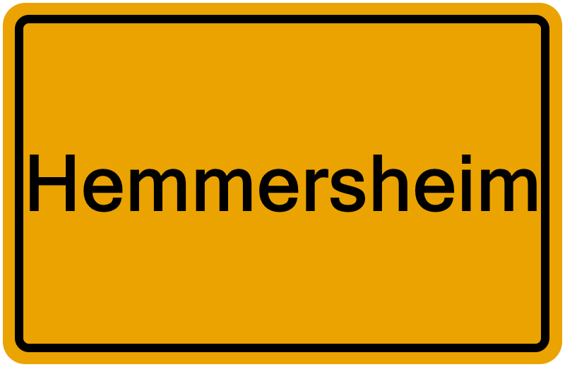 Handelsregisterauszug Hemmersheim