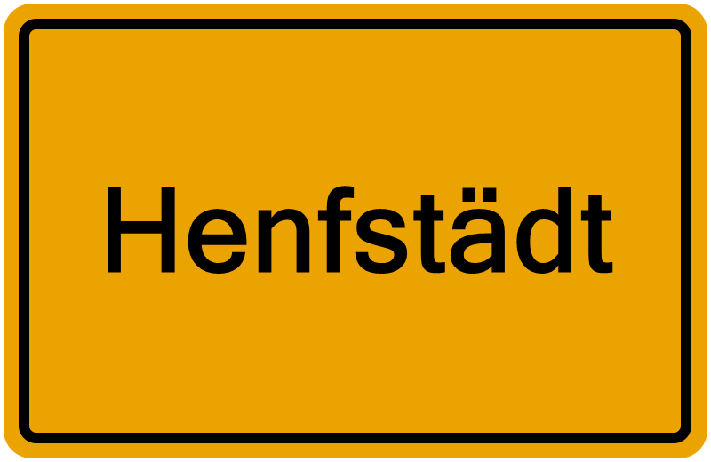 Handelsregisterauszug Henfstädt