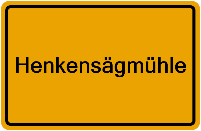 Handelsregisterauszug Henkensägmühle