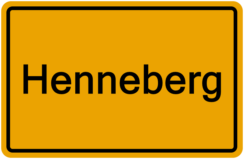 Handelsregisterauszug Henneberg