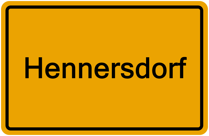 Handelsregisterauszug Hennersdorf