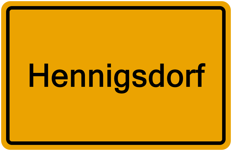 Handelsregisterauszug Hennigsdorf
