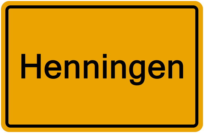 Handelsregisterauszug Henningen