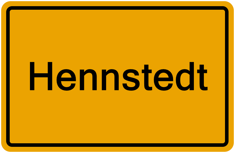Handelsregisterauszug Hennstedt