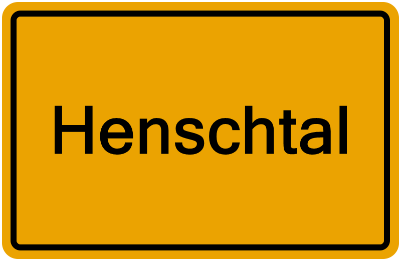 Handelsregisterauszug Henschtal
