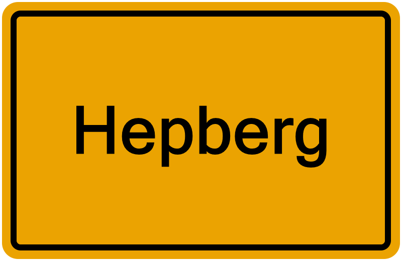 Handelsregisterauszug Hepberg