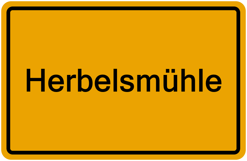Handelsregisterauszug Herbelsmühle
