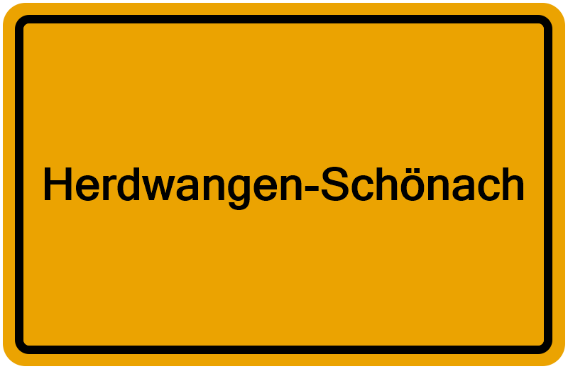 Handelsregisterauszug Herdwangen-Schönach