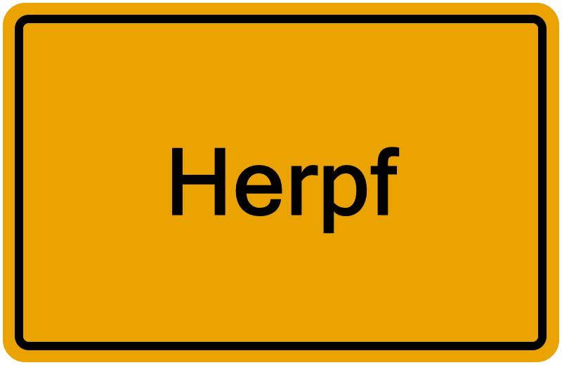 Handelsregisterauszug Herpf