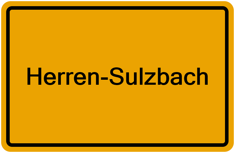 Handelsregisterauszug Herren-Sulzbach