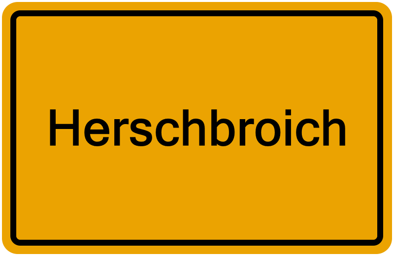 Handelsregisterauszug Herschbroich
