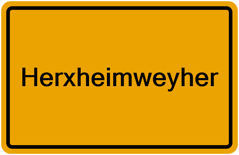 Handelsregisterauszug Herxheimweyher