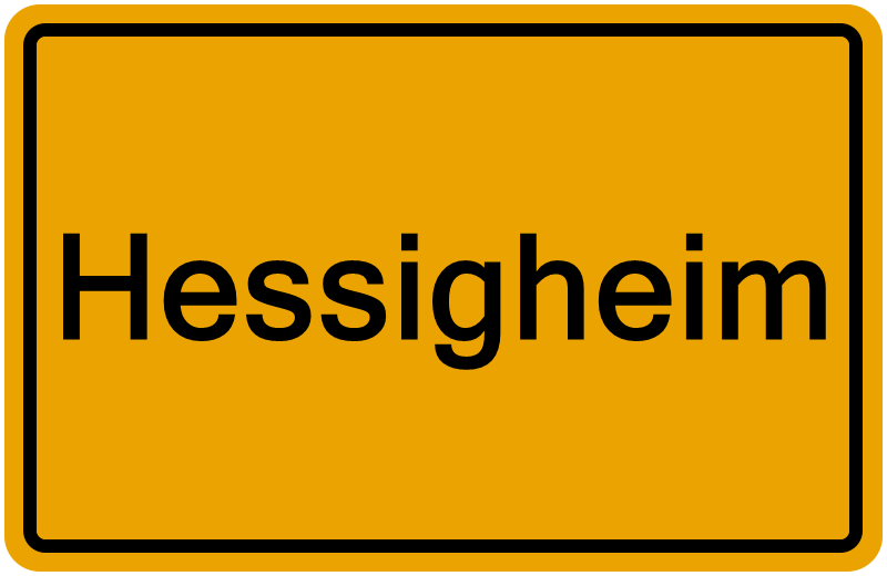 Handelsregisterauszug Hessigheim