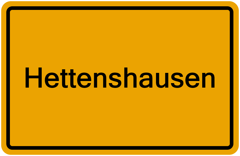 Handelsregisterauszug Hettenshausen