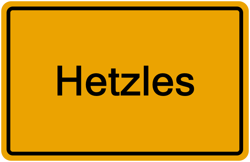 Handelsregisterauszug Hetzles