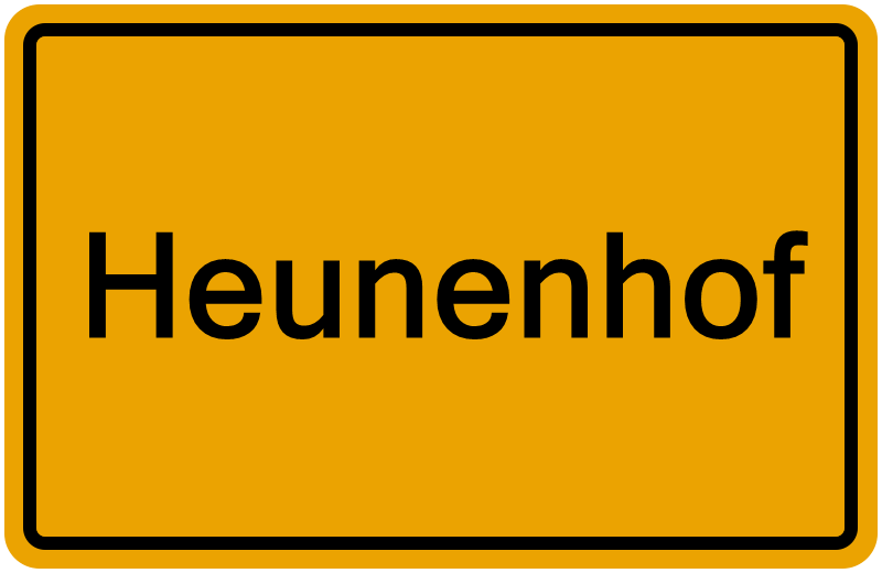 Handelsregisterauszug Heunenhof