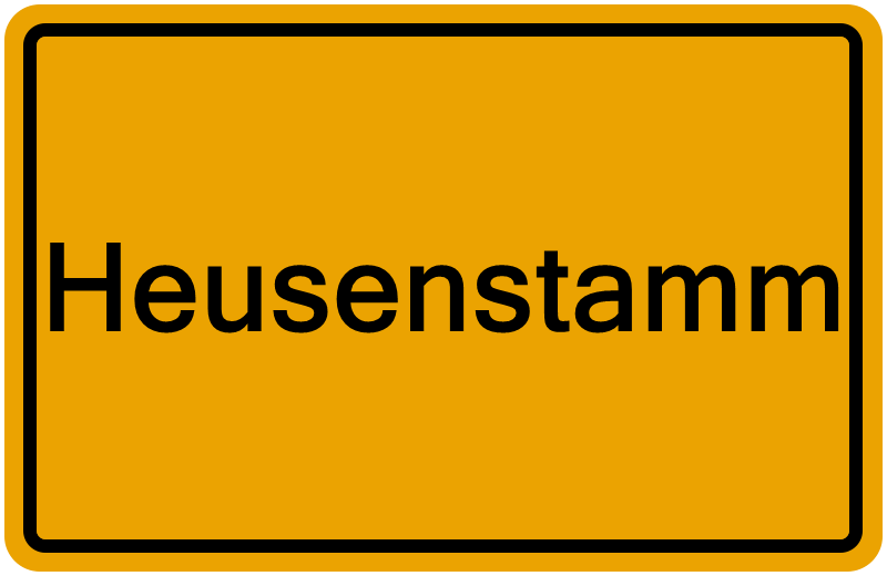 Handelsregisterauszug Heusenstamm