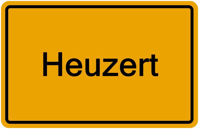 Handelsregisterauszug Heuzert