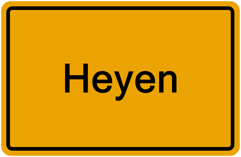 Handelsregisterauszug Heyen
