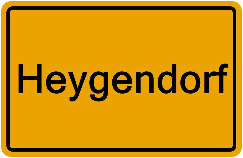 Handelsregisterauszug Heygendorf