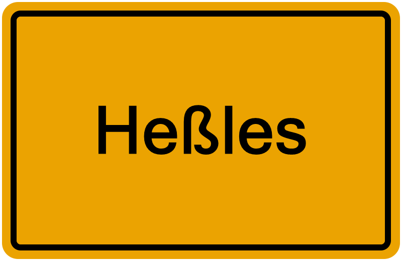 Handelsregisterauszug Heßles
