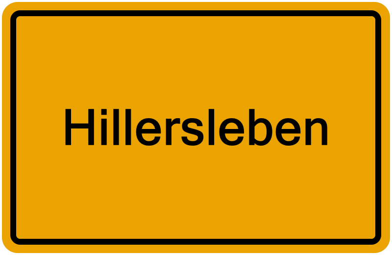 Handelsregisterauszug Hillersleben