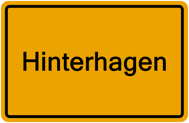 Handelsregisterauszug Hinterhagen