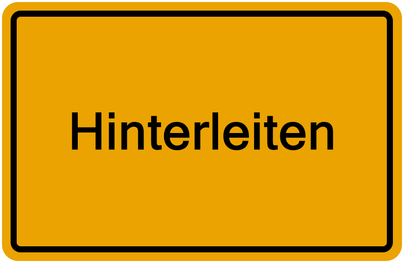 Handelsregisterauszug Hinterleiten