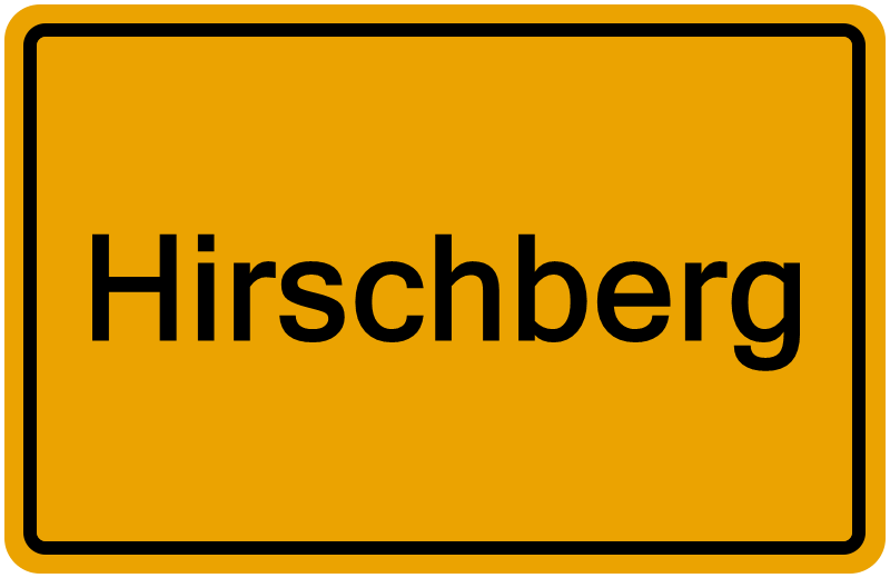 Handelsregisterauszug Hirschberg