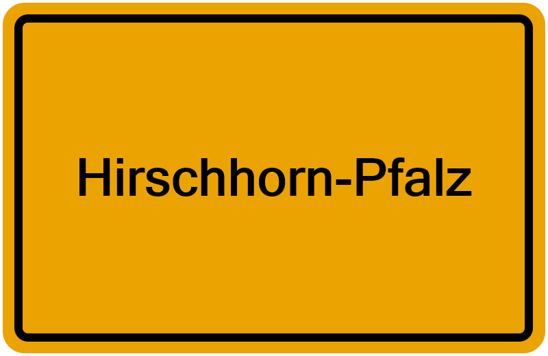 Handelsregisterauszug Hirschhorn-Pfalz