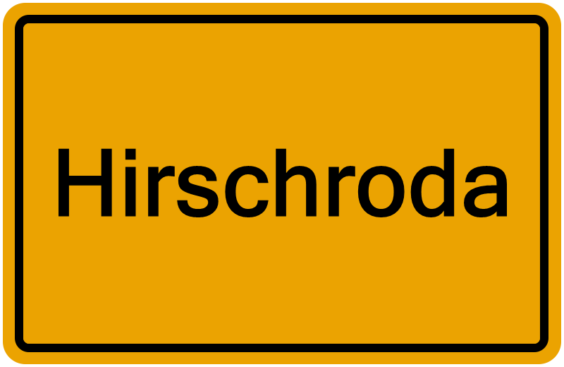 Handelsregisterauszug Hirschroda