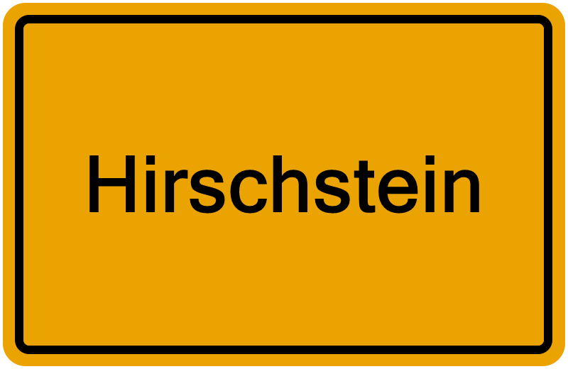 Handelsregisterauszug Hirschstein