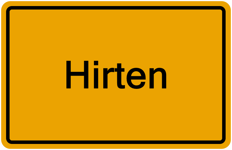 Handelsregisterauszug Hirten