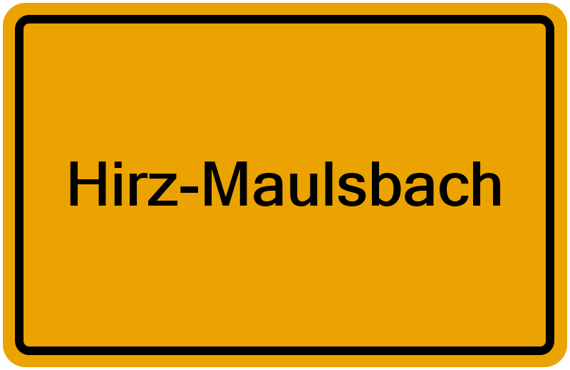 Handelsregisterauszug Hirz-Maulsbach