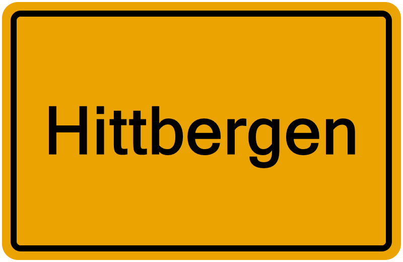 Handelsregisterauszug Hittbergen