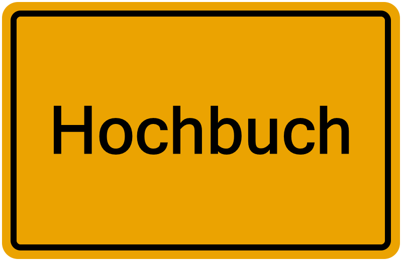 Handelsregisterauszug Hochbuch