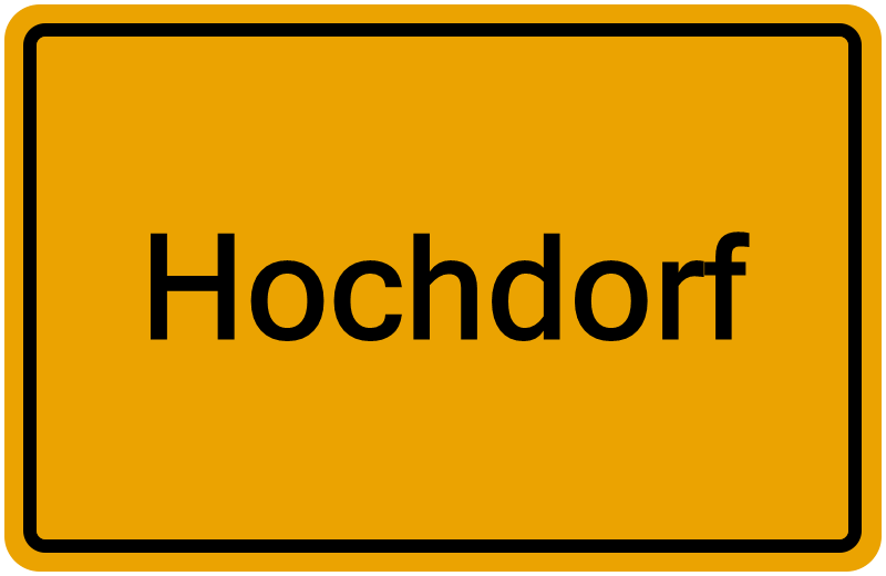 Handelsregisterauszug Hochdorf