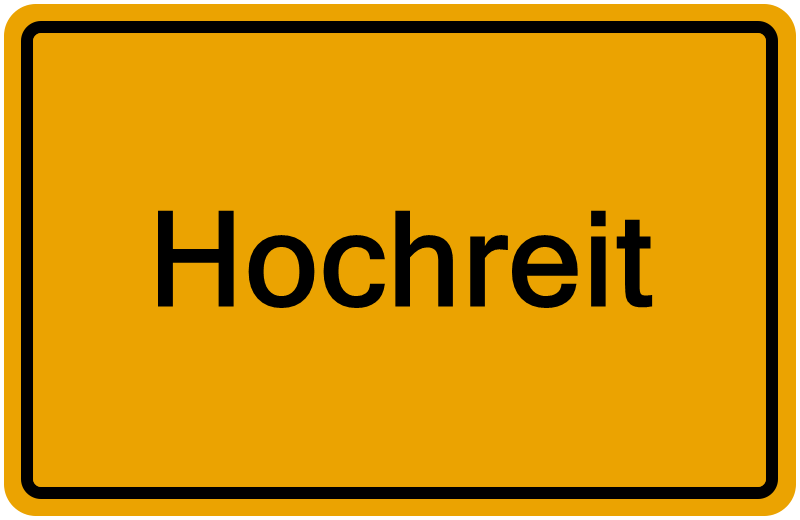 Handelsregisterauszug Hochreit