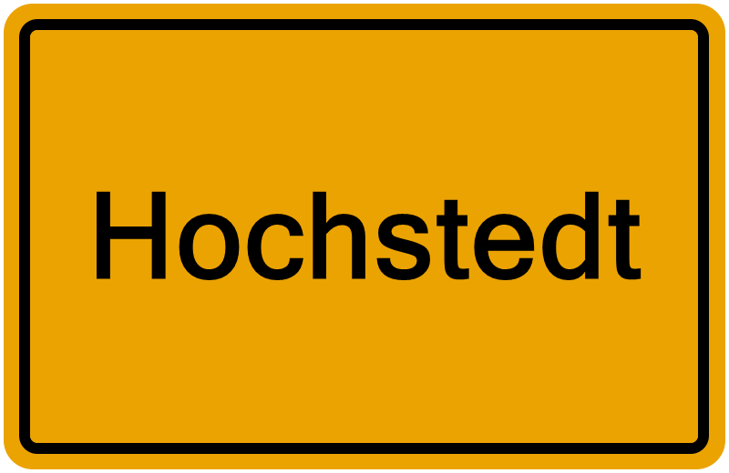 Handelsregisterauszug Hochstedt