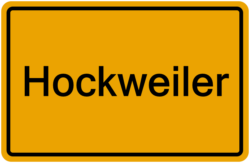 Handelsregisterauszug Hockweiler