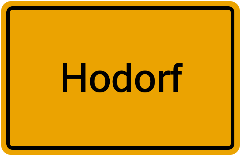 Handelsregisterauszug Hodorf