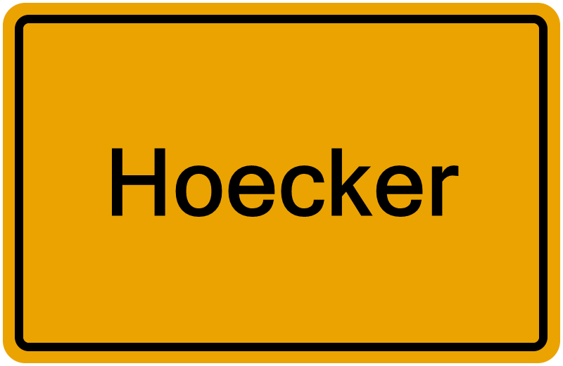 Handelsregisterauszug Hoecker