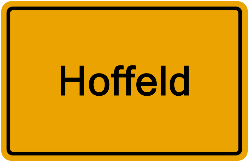 Handelsregisterauszug Hoffeld