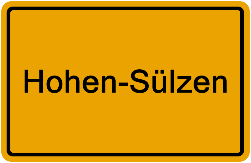 Handelsregisterauszug Hohen-Sülzen