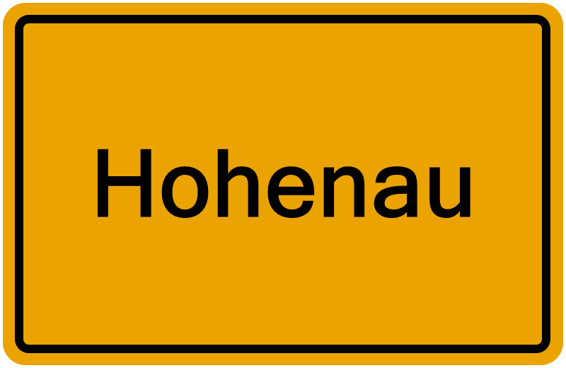 Handelsregisterauszug Hohenau