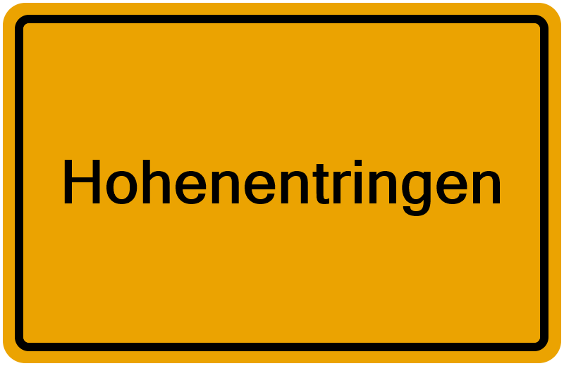 Handelsregisterauszug Hohenentringen