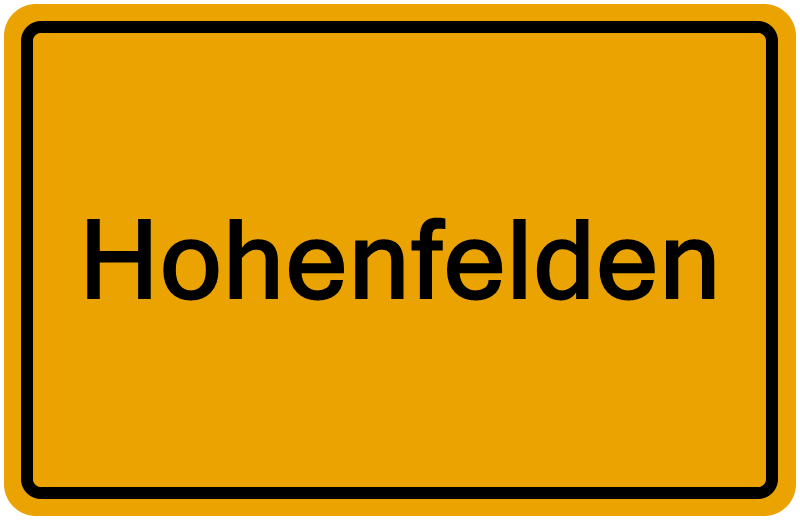 Handelsregisterauszug Hohenfelden
